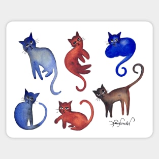 Virginia Cat Pattern Sticker